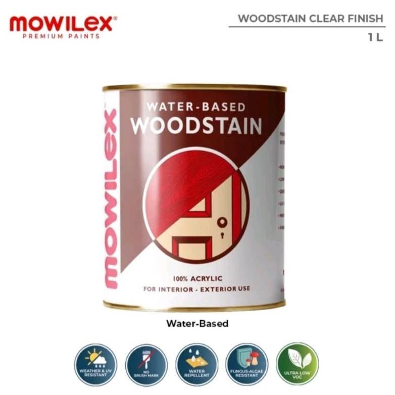 Recomend mowilex woodstain cat pelapis kayu  1L 