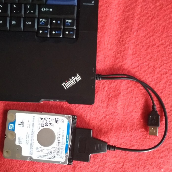 Kabel DVD internal PC jadi eksternal USB to SATA