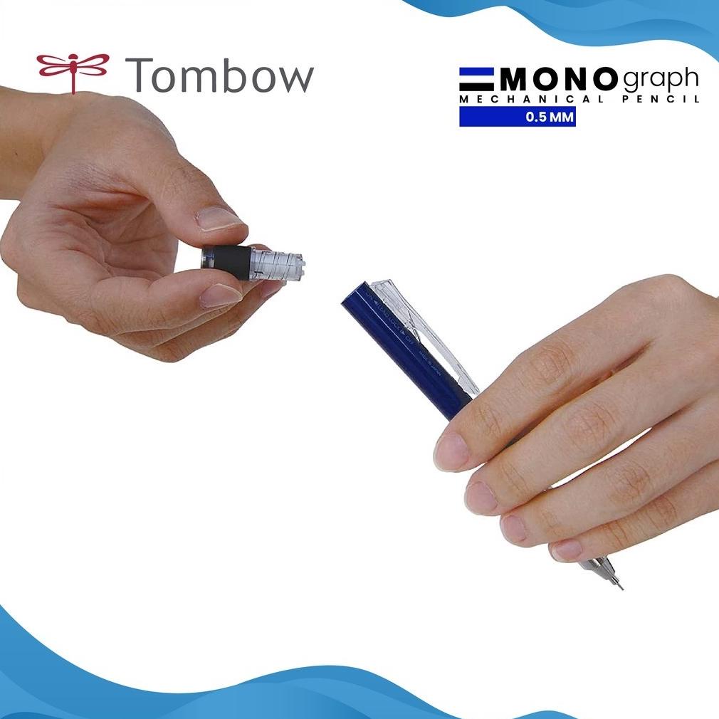 

MURAH Mechanical Pencil 0.5 DPA-132B/Eraser Tombow Mono Graph DPA-132B COD