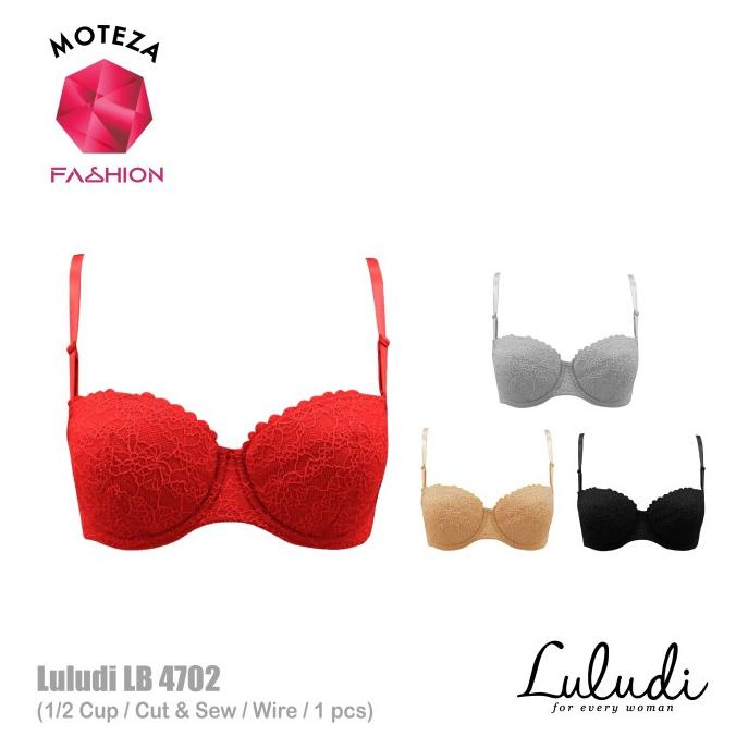 Luludi Missy Bra - LB 4702 - Half Cup - Cut & Sew - Wire ( Kawat)