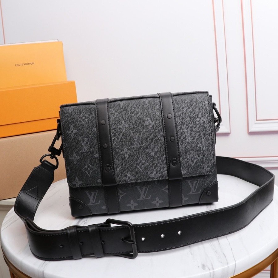 TAS PRIA SELEMPANG LV Loυis Vυittoṉ MONOGRAM QUALITY - tas import - tas selempang - tas cowok brande