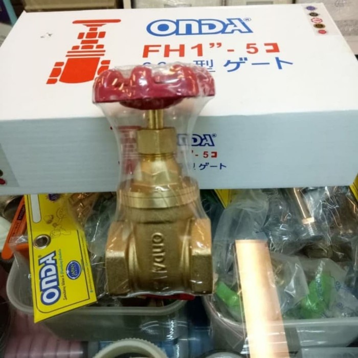 ✅Ori Gate Valve 2 Inch Onda Kuningan Terbaru