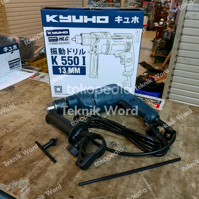 Promo Mesin Bor Tangan Kyuho 13Mm Impact Drill Kyuho K550I Bor Tangan Kyuho