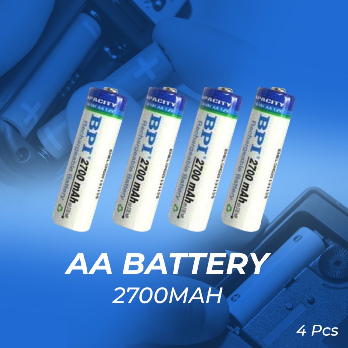 ENELONG BATTERY AA RECHARGEABLE NI-MH 2100MAH (4PCS) - ENELONG