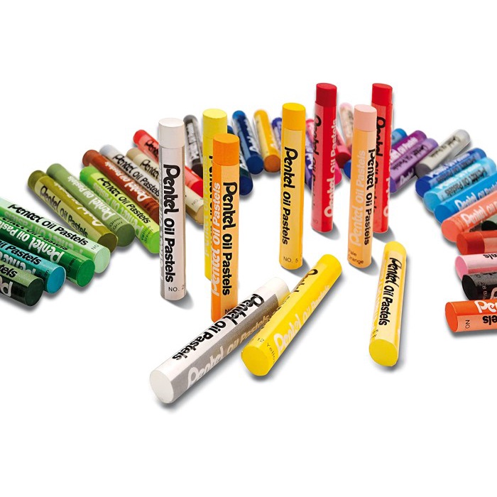 

Crayon Pentel Arts Oil Pastels 50 Warna / Colour / Color