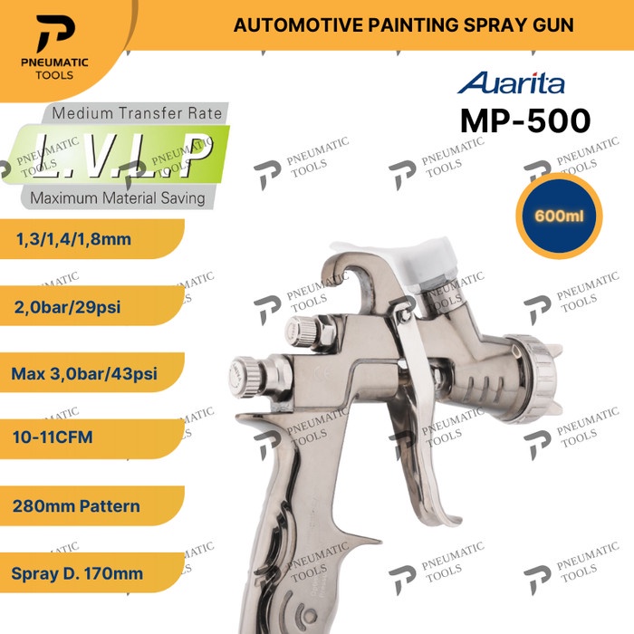 Spray Gun Auarita Mp500 Lvlp - Automotive Painting Spray Gun Mp-500 Terlaris