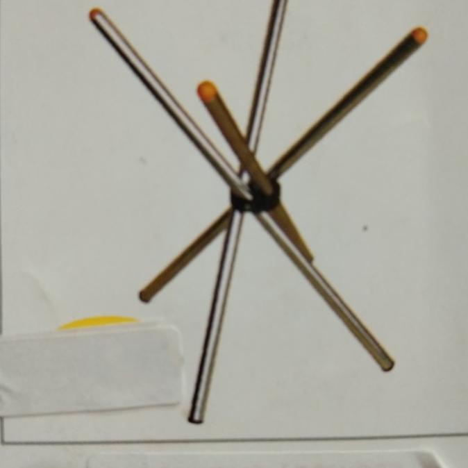 Kaki Meja Silang Chrome