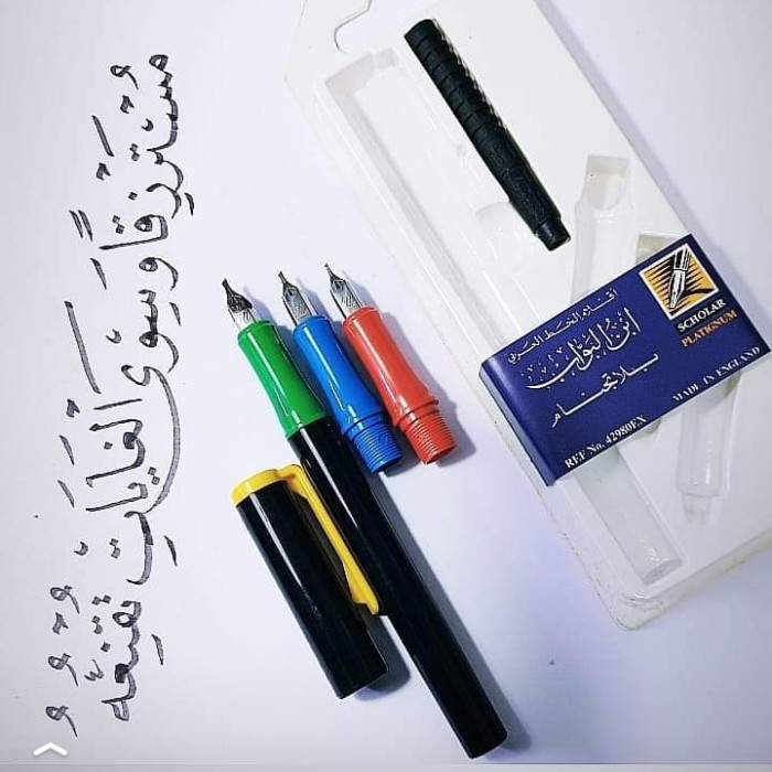 ✅Original Fountain Pen Platignum Calligraphy Pen Pulpen Kaligrafi Pena Qalam Terbatas