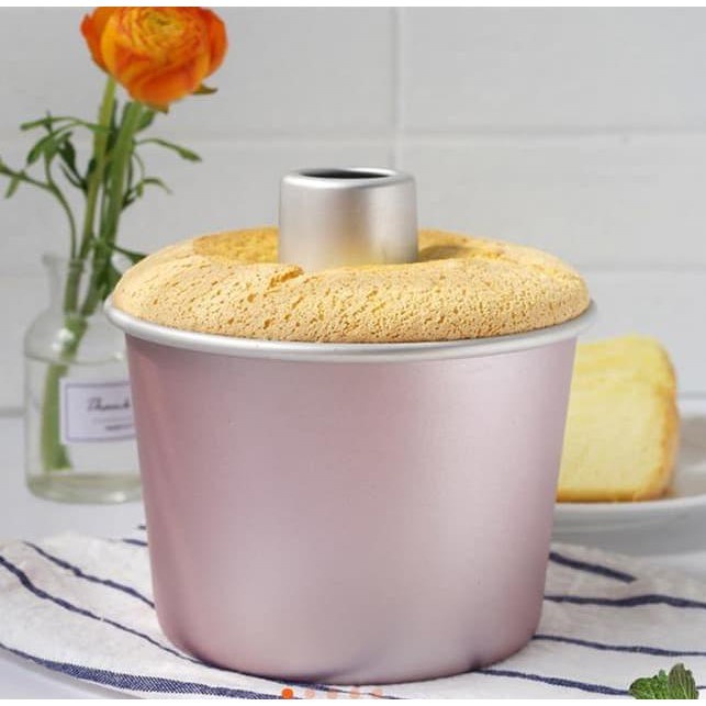 

✨Baru Unopan Un16015 - 6Inch Chiffon Cake Pan Metallic Rose Anodized 15Cm Diskon