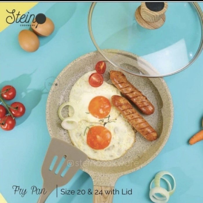 ✨Baru Stein Cookware Stein Fry Pan 24 Cm Wajan Penggorengan Diamond Seris Berkualitas