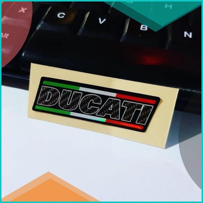 

Sticker Timbul Resin DUCATI Stiker Logo Lycal 3D Kecil Satuan 20JVLZ3