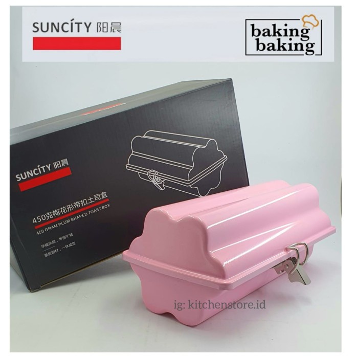 

✅Termurah Suncity Sc180211 Plum Shaped Toast Box / Loyang Roti Tawar Premium Limited