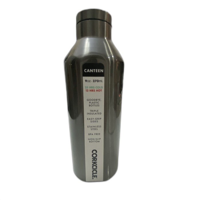 ✅Termurah Corkcicle Canteen 9Oz Metallic Gunmetal Ada Minor Defect Limited