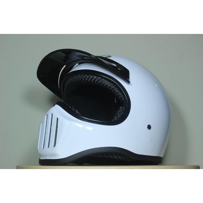 ✨New Helm Cakil Putih - Full Face - Harga Promo Limited