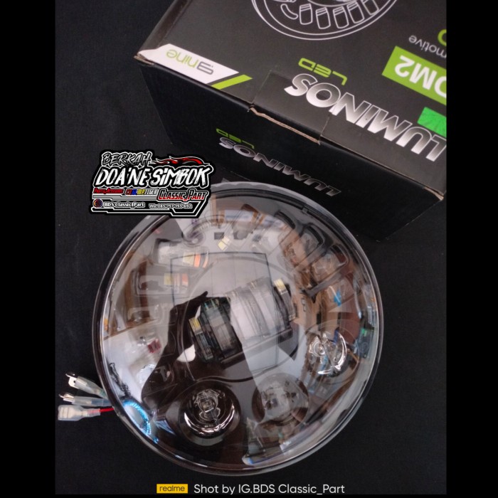 ✨New Lampu Daymaker 7 Inci Luminos 19Led Daymaker Luminos 7 Inci 19Led Diskon