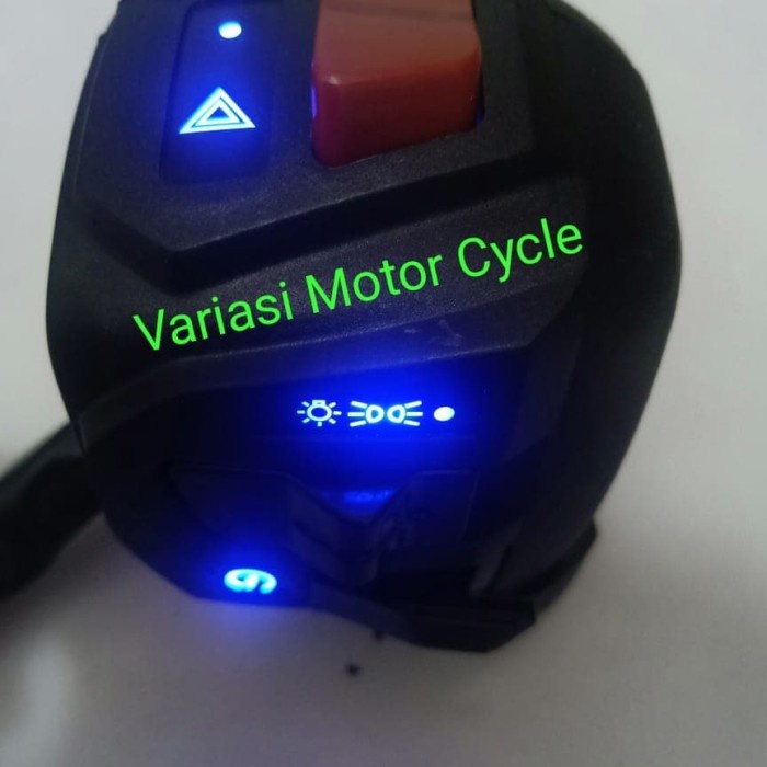 ✨New Saklar Nmax On Off Lampu Utama Led Warna Biru - Saklar Pulsar Nmax Diskon