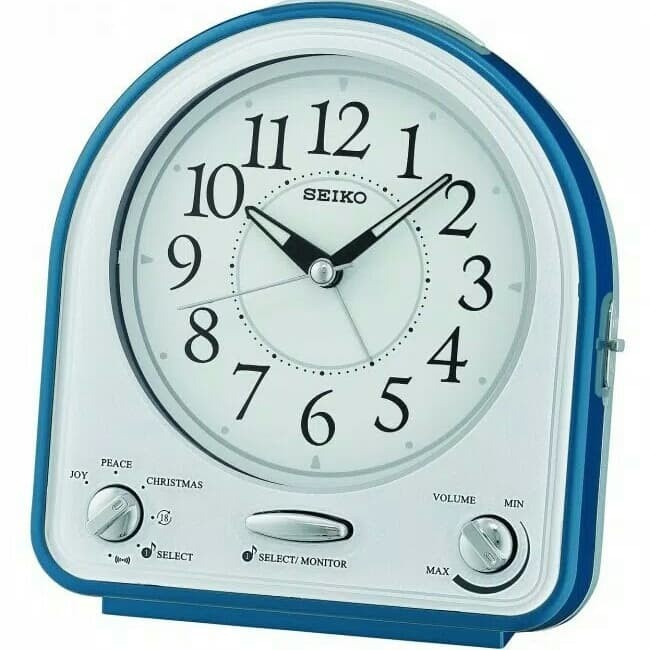Promo Jam Weker Meja Seiko Qhp003L Original 18 Melody Murah Qhp003