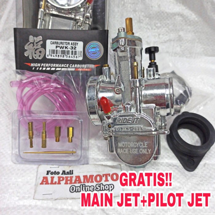 ✨New Ori Karbu Ride It Pwk 32 Kotak 32Mm Terbatas