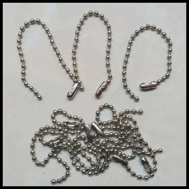 

DISKON TALI HANGTAG RANTAI LABEL TAG GANTUNGAN BIJI LADA ISI 100PCS !!!