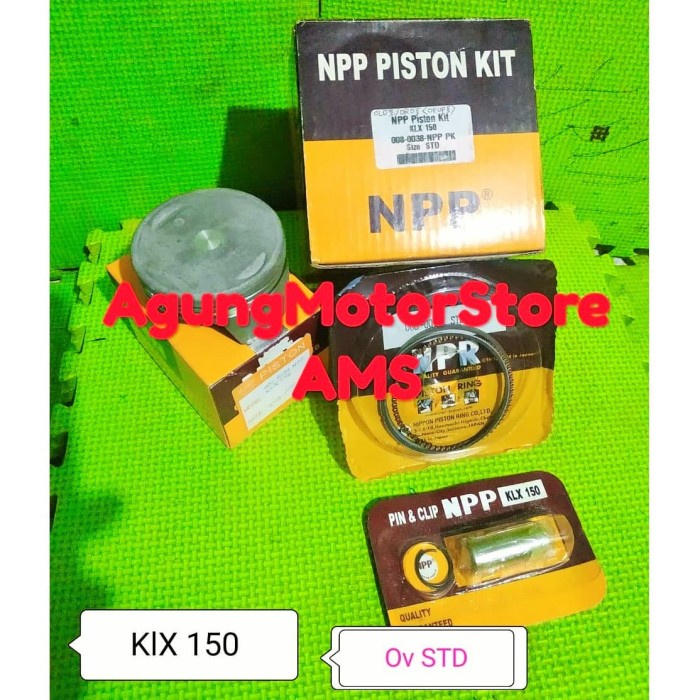 ✨Ori Piston Kit Npp Kawasaki Klx 150 Os Standart Bisa Sameday