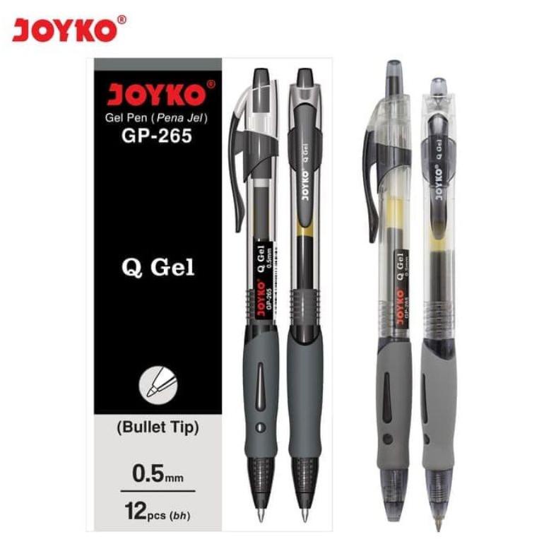 

COD Pulpen Joyko GP -265 Q-Gel / ( 1pak/12pcs) SPECIAL PROMO