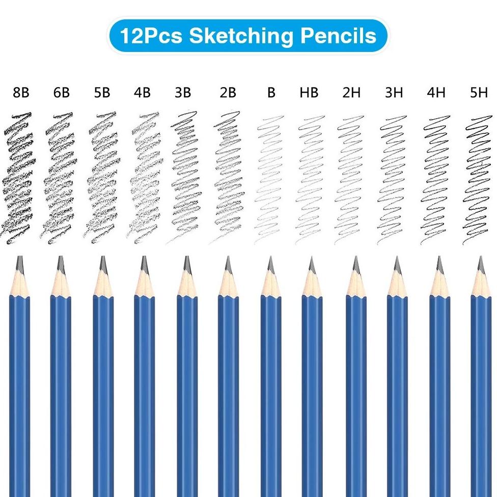 

TERMURAH 33PCS/Set Sketch Pensil Pisau Penghapus dan Pensil Gambar untuk Keperluan Sekolah Pencil Drawing Set ORIGINAL PROMO
