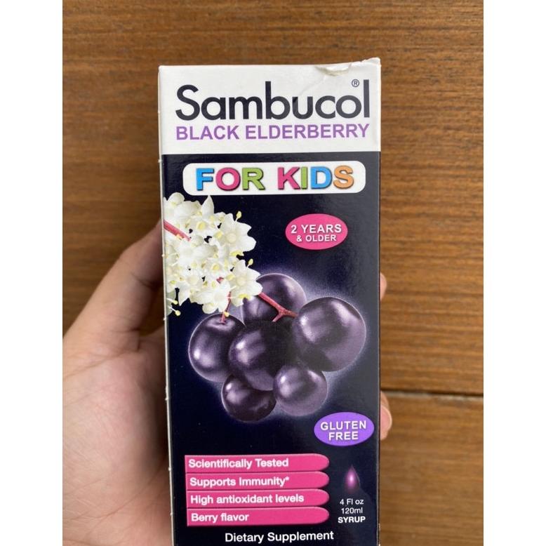 

SAMBUCOL BLACK ELDERBERRY SYRUP FOR KIDS BERRY FLAVOR 120 230 ML