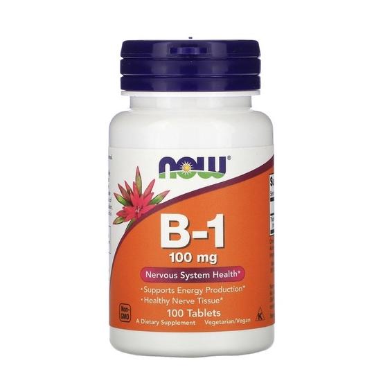 NOW FOODS B1 B-1 100 MG 100 TABLETS