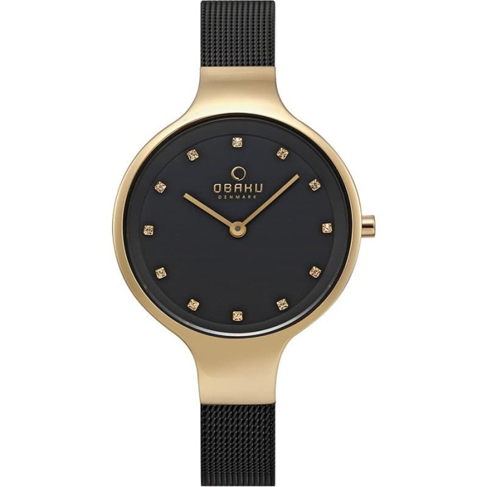 Obaku Denmark - Sky Medallion Stainless Steel WOMEN Watch V173LXGBMB