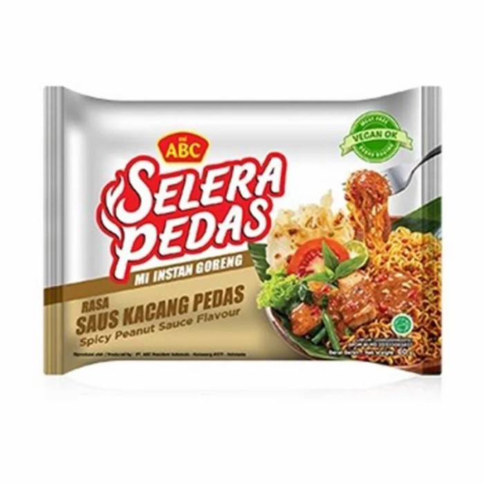 

ABC MIE SELERA PEDAS SAUS KACANG PEDAS 70GR /PCS