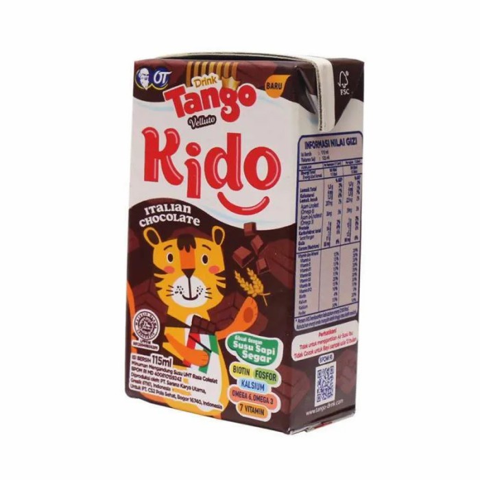 

TANGO KIDS CHOCOLATE 115ML /PCS