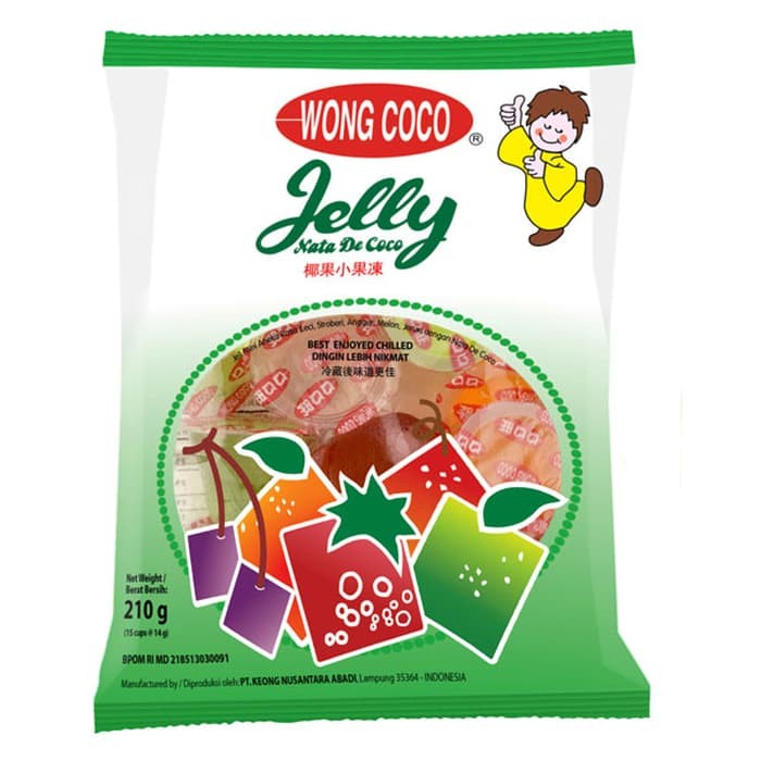 

WONG COCO JELLY NATA DE COCO 210GR /PCK