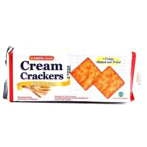 

KHONG GUAN CREAM CRACKERS 200GR /PCS