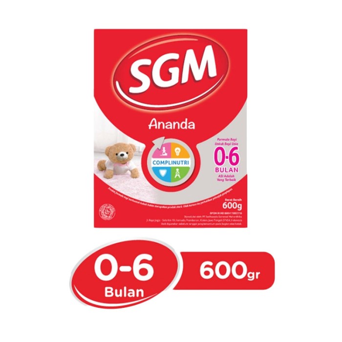 

SGM ANANDA 1 600GR /BOX