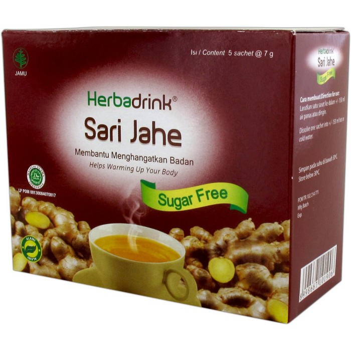 

HERBAL DRINK SARI JAHE SPF40 5x10G /BOX