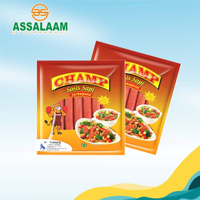 

CHAMP BEEF SAUSAGE .375GR/PC