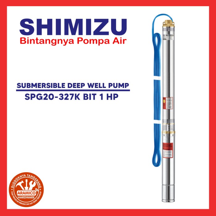 Ready Pompa Submersible Shimizu Spg20-327 K Bit 1Hp Garansi