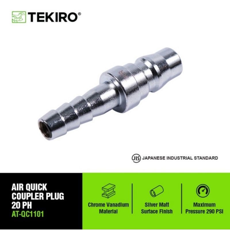 TEKIRO AIR QUICK COUPLER PLUG 20 PH/NEPEL SAMBUNGAN SELANG ANGIN KOMPRESOR
