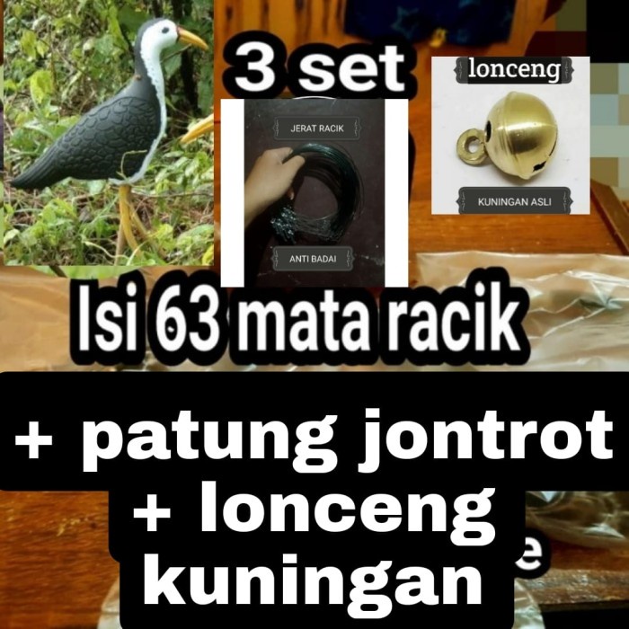 Promo Jerat Burung Ruak Ruak Paket Lengkap