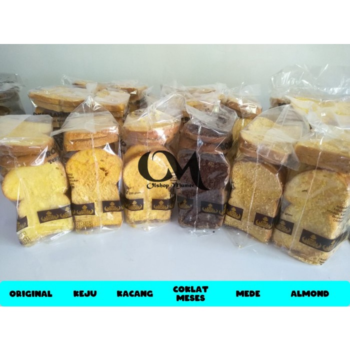 

Roti Kering Roker Lampung Lengkap 6 Rasa Monica Loren Keju
