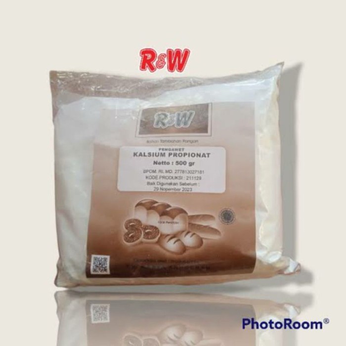 

(0_0) Kalsium Propionat Gawet Roti Kue Kering Rajawali R&W Rw 500 G