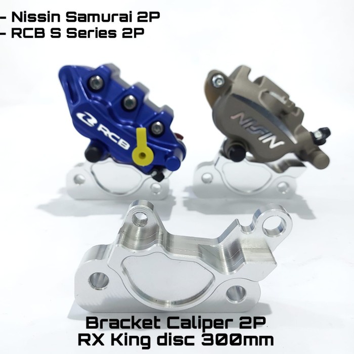 ✨Original Bracket Kaliper Rx King Kaliper Rcb / Nissin 2P-Disc 300Mm Berkualitas