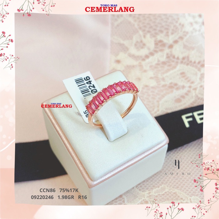 ✨Termurah Cincin Model List Cuse 75017K R16 09220246 Terbatas