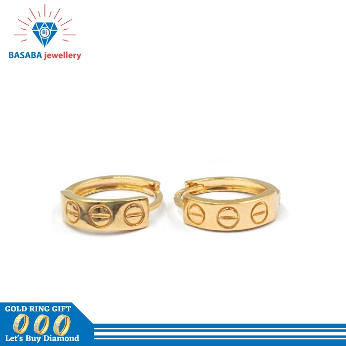 ✨Termurah Anting Emas Muda Asli Anting Wanita Terbaru