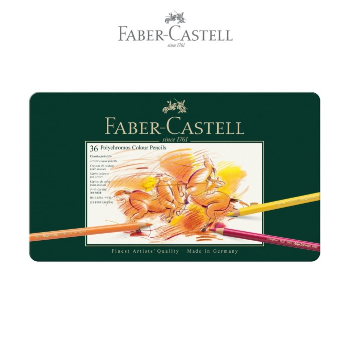 

✨Sale Faber-Castell Polychromos Pencil 36 Tin Berkualitas