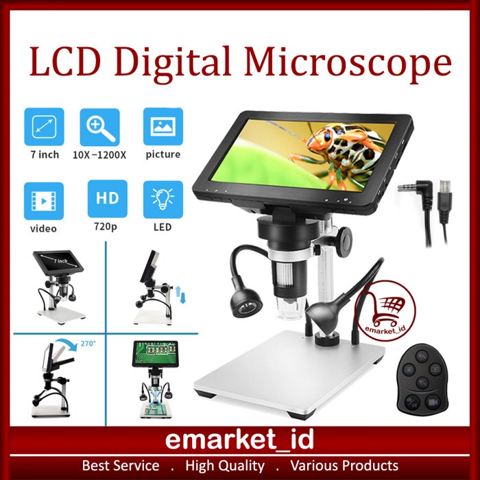 

✨Sale Lcd Display Mikroskop Digital / Microscope Monitor Metal Stand Limited