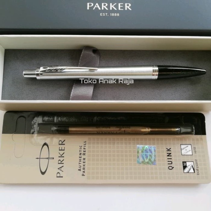 

✨Sale Paket 1 Klik: Parker Urban Slim Lux Silverstainlessct BallpointRef Bp Diskon