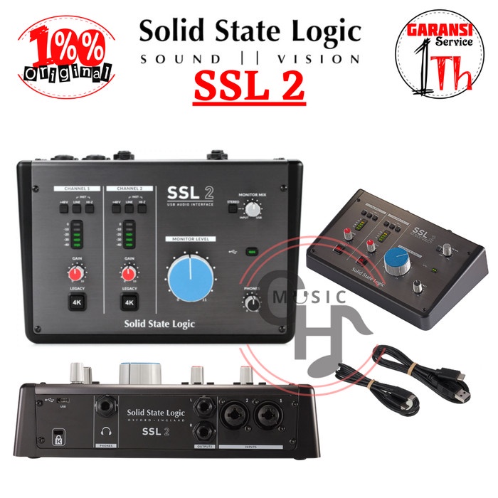 ✨Sale Solid State Logic Ssl 2 Ssl2 Soundcard Bisa Sameday
