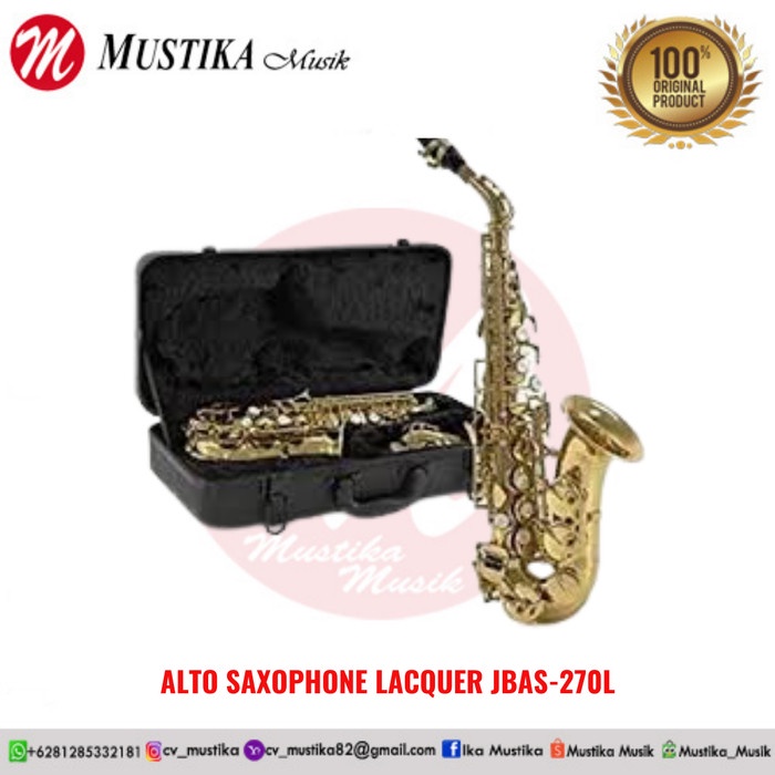 

✨Sale Knight Alto Saxophone Lacquer Jbas-270L Bisa Gojek