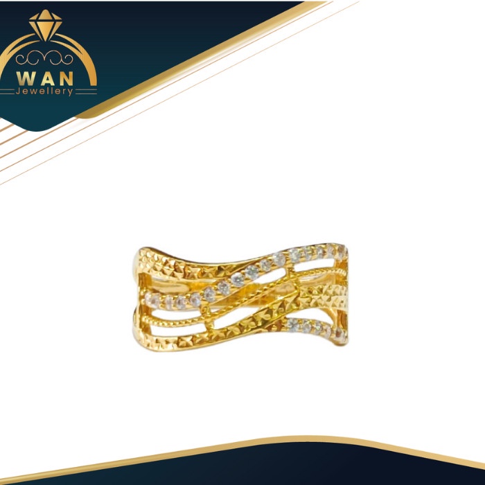 ✨Termurah Cincin Emas 375 Wanita Emas Muda Cincin Emas Terbatas